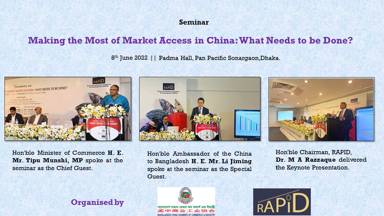 Bangladesh & China Trade and Investment Cooperation - RAPID Bangladesh